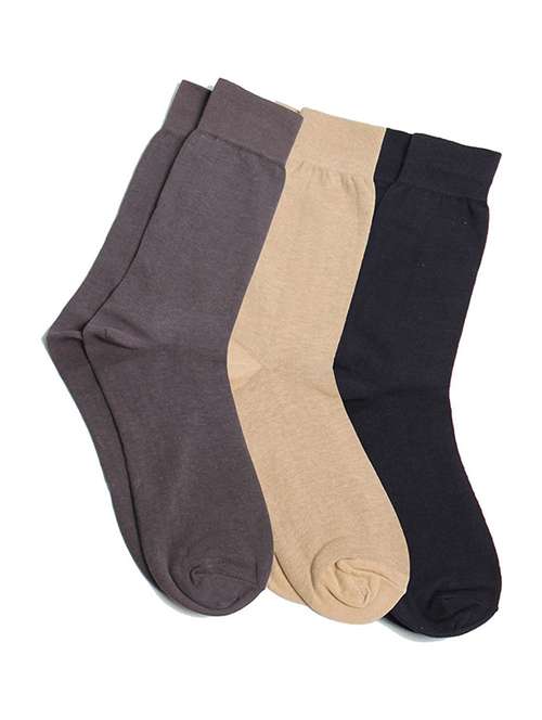 pack of 3 solid sock - 20541717 -  Standard Image - 0