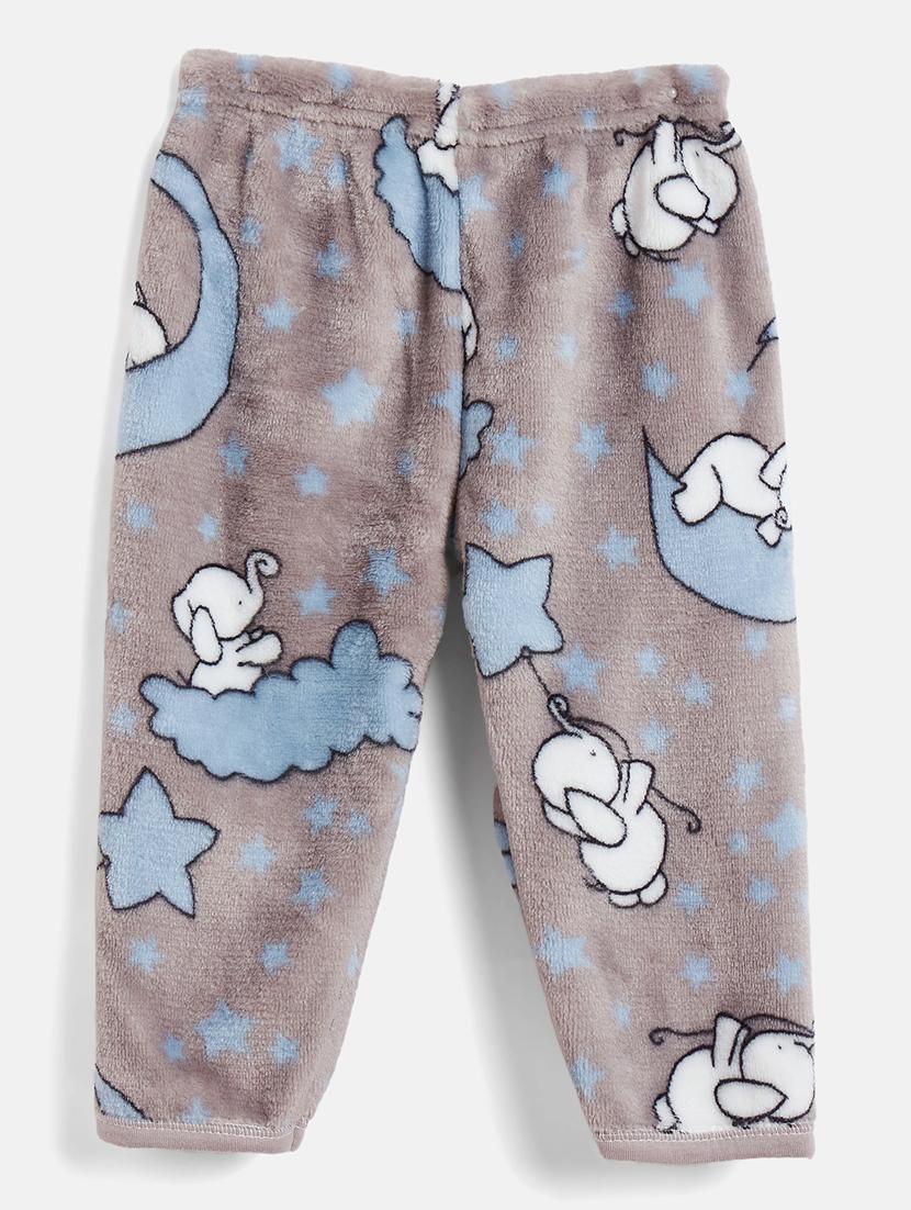 kids grey printed jhabla & pant - 20541741 - Standard Image - 3