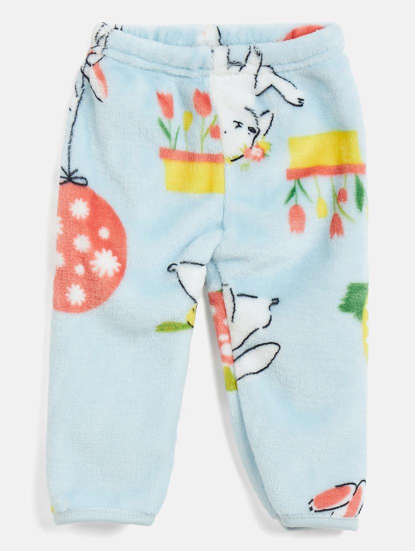 kids light blue printed jhabla & pant - 20541743 - Standard Image - 3