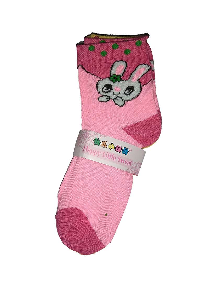 multi colored cotton blend no show sock