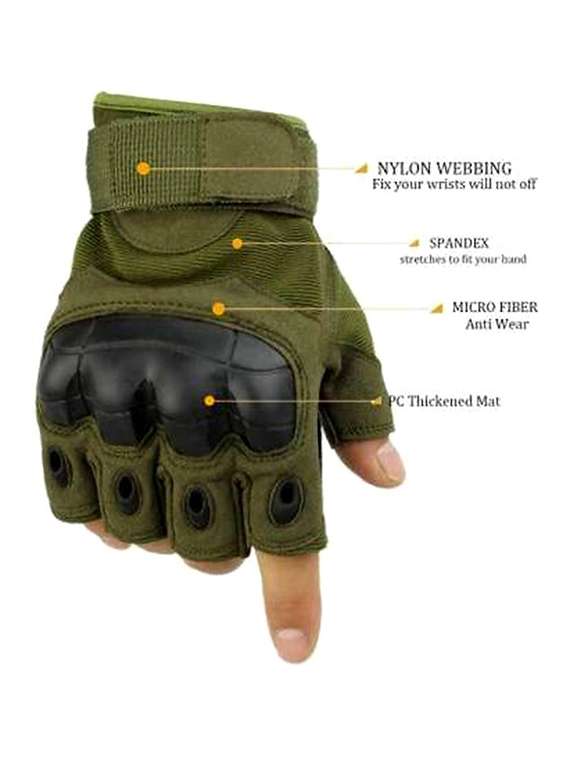 men green nylon gloves - 20541753 -  Standard Image - 3