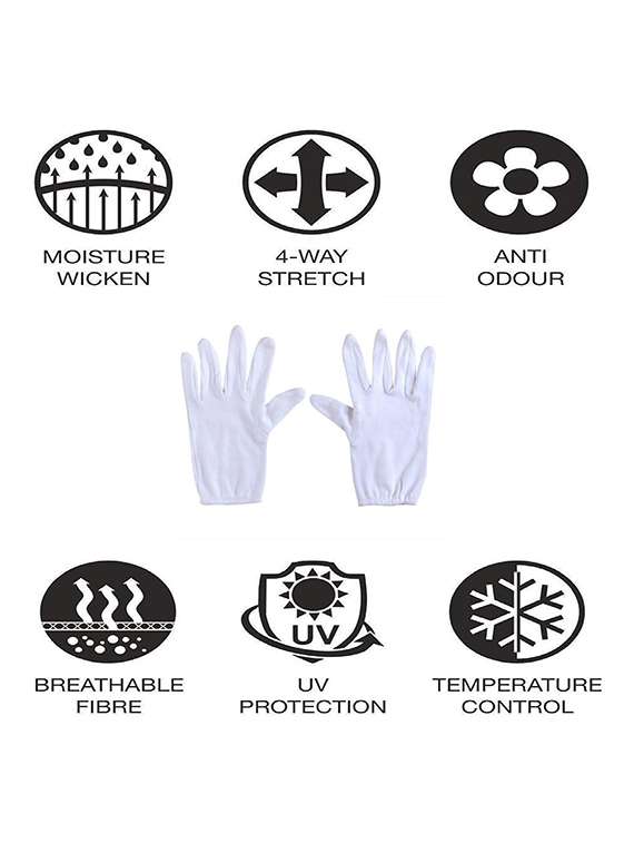 women white cotton gloves - 20541756 -  Standard Image - 3