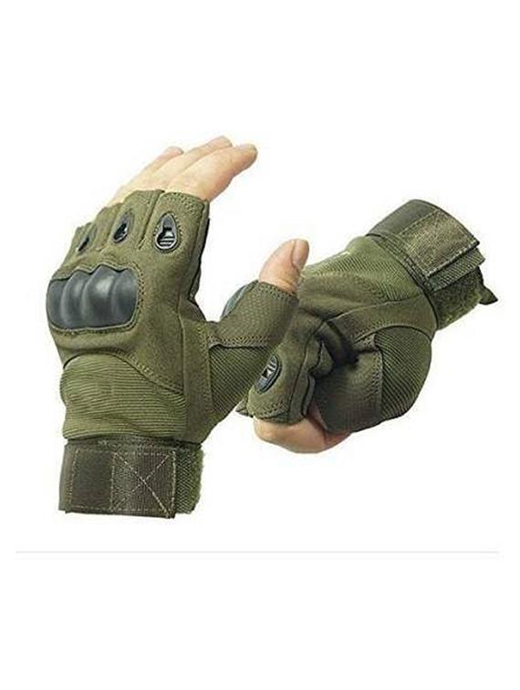 men olive nylon gloves - 20541783 - Zoom Image - 0