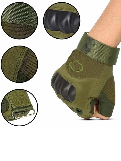 men olive nylon gloves - 20541787 -  Standard Image - 0