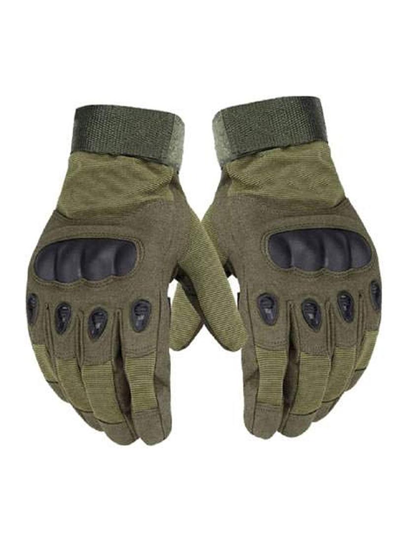 men olive nylon gloves - 20541804 - Zoom Image - 0