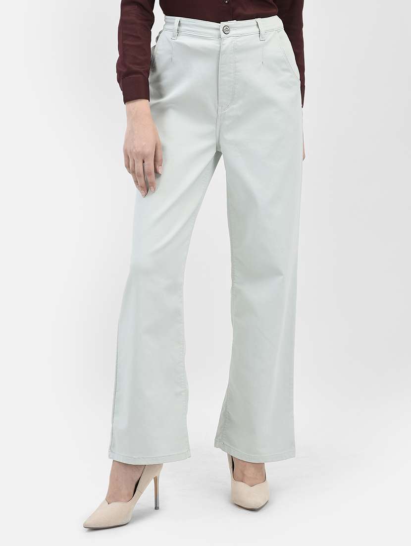 women solid high rise bootcut jean - 20547051 -  Zoom Image - 0