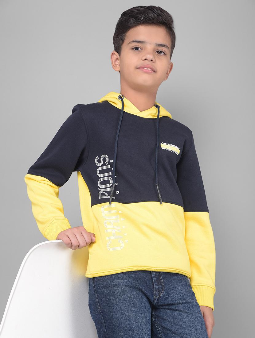 boys color block hooded sweatshirt - 20547098 - Zoom Image - 0