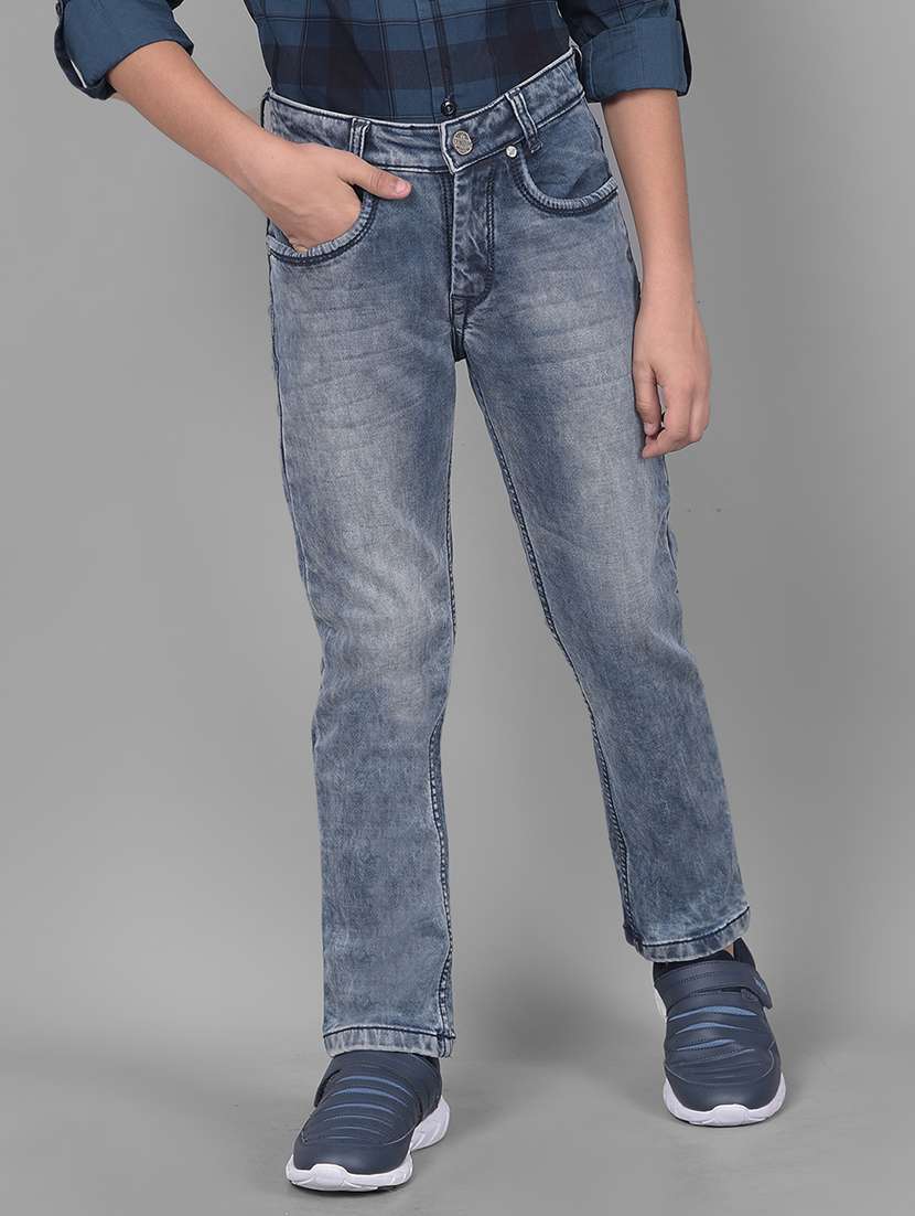 boy's plain slim fit jeans