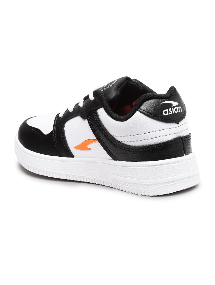 boys white & black color blocked sneaker - 20547507 - Standard Image - 3