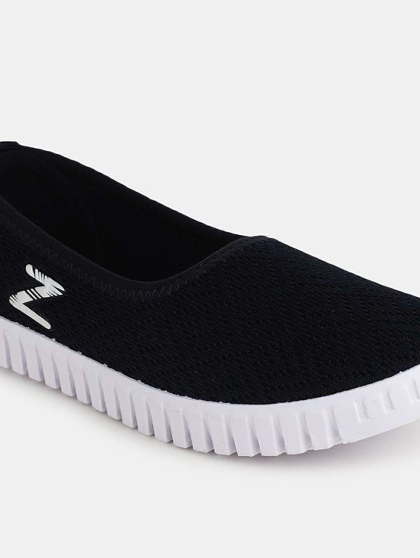 navy blue pu slip on sports shoes - 20548890 -  Standard Image - 3