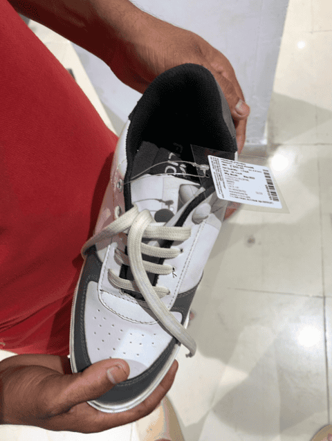 grey pu shoes - 20549376 - Zoom Image - 0