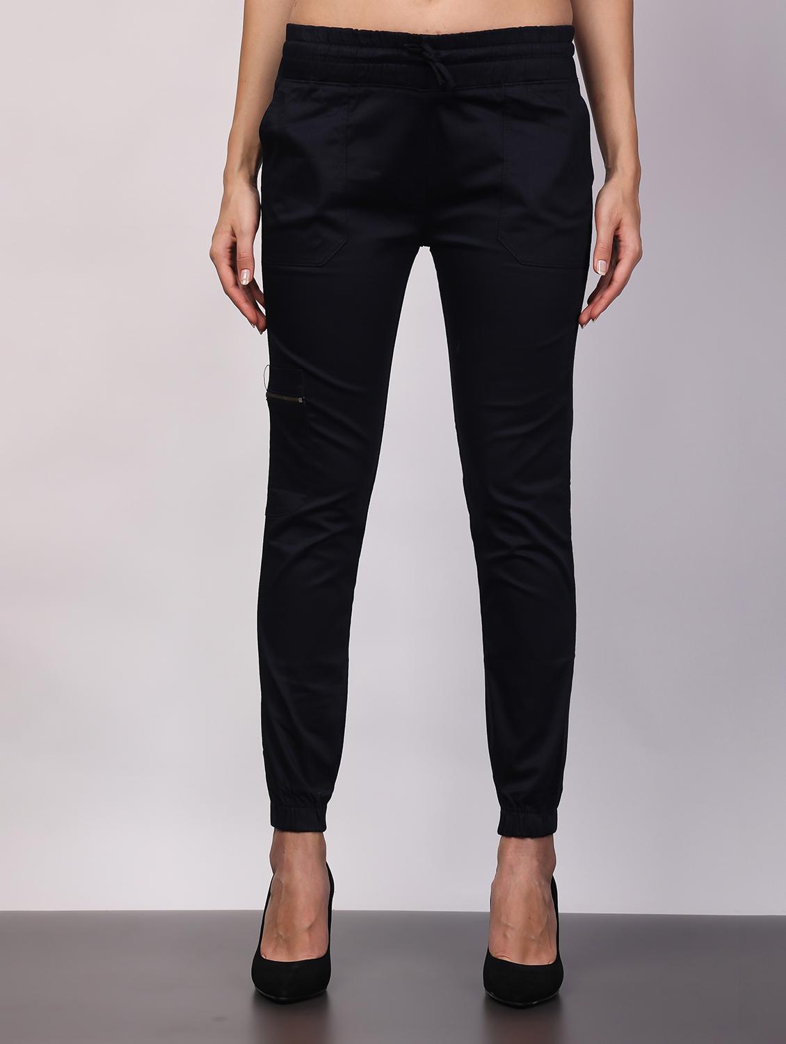 women solid slim fit jogger - 20553489 -  Zoom Image - 0