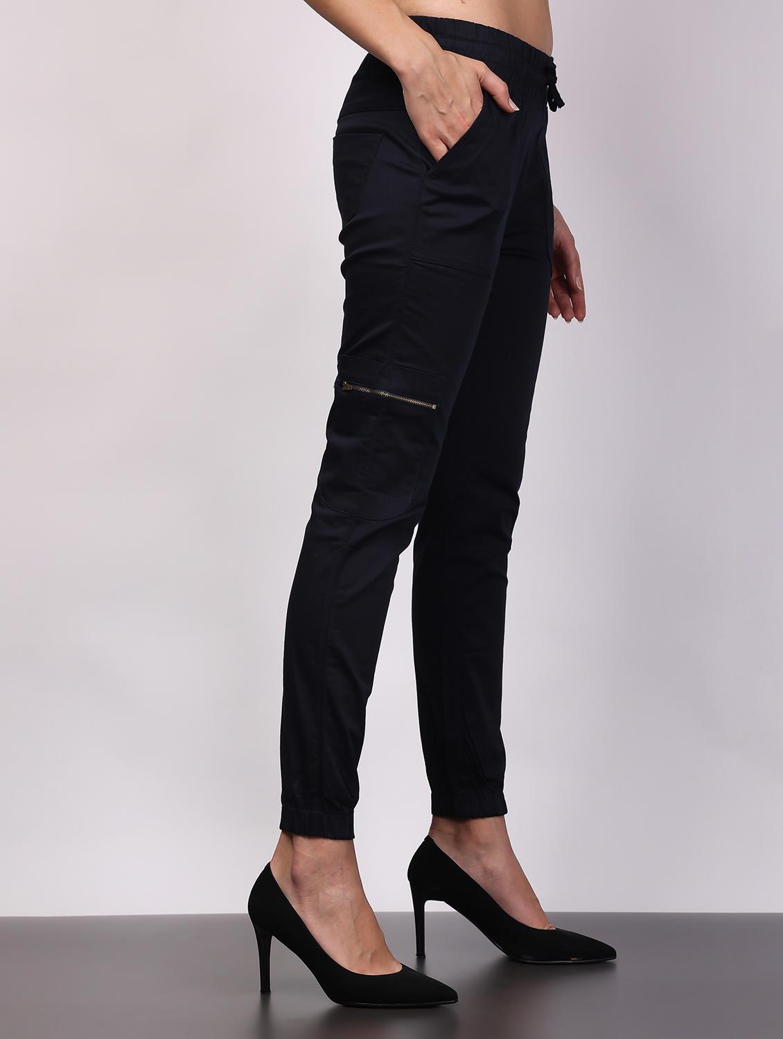 women solid slim fit jogger - 20553489 - Standard Image - 3