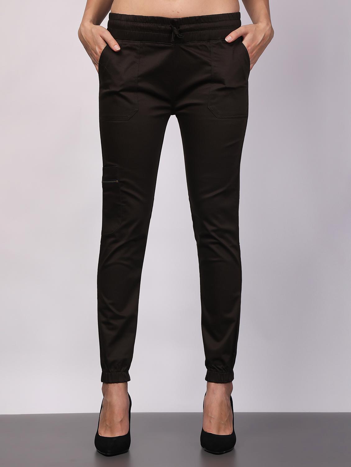 women solid slim fit jogger - 20553492 -  Zoom Image - 0