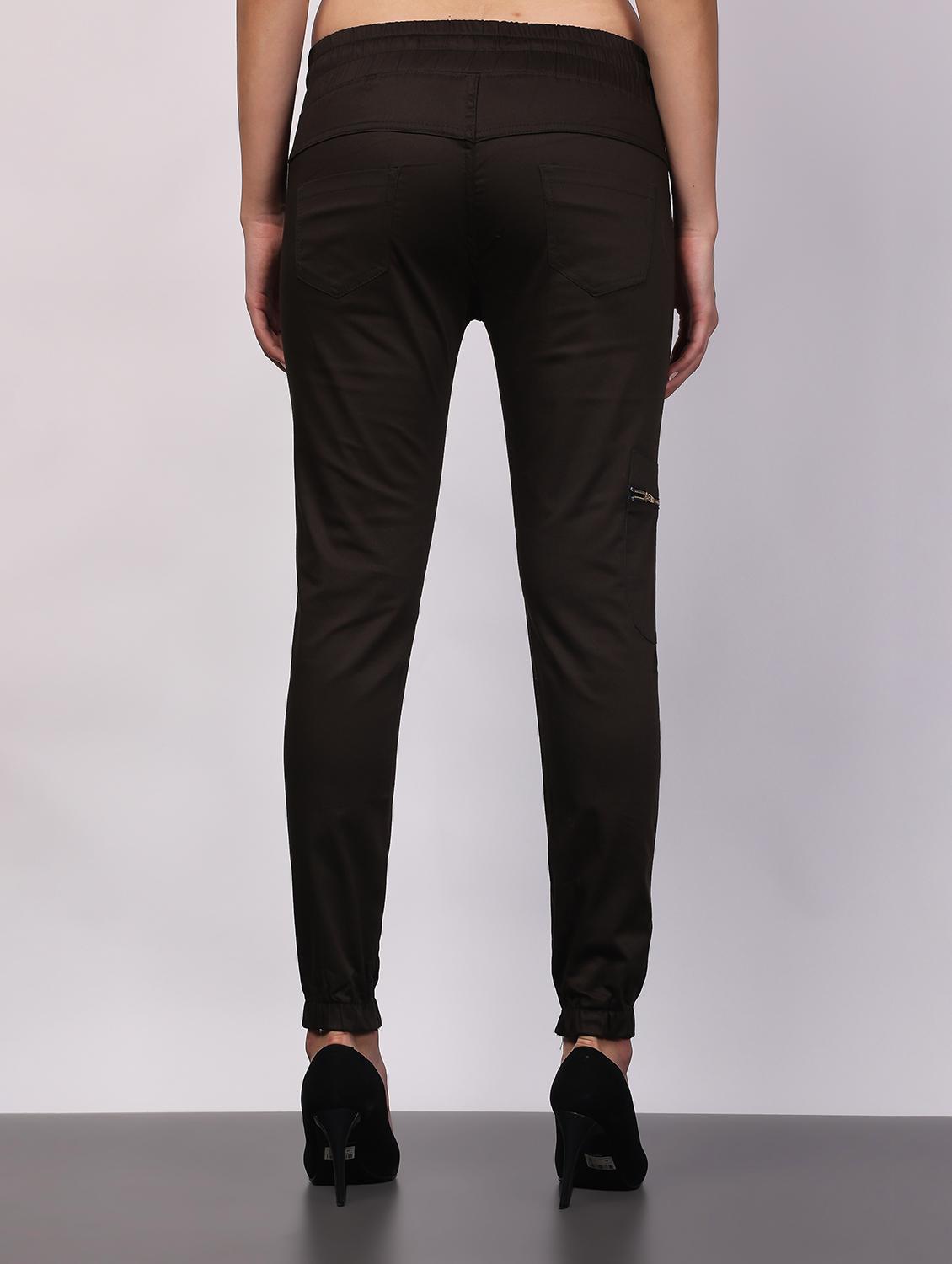 women solid slim fit jogger - 20553492 - Standard Image - 3