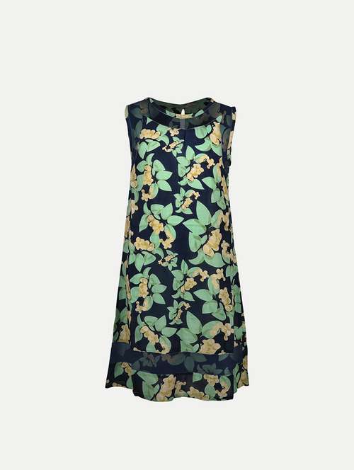 girls round neck sleeveless frock - 20554406 - Standard Image - 0