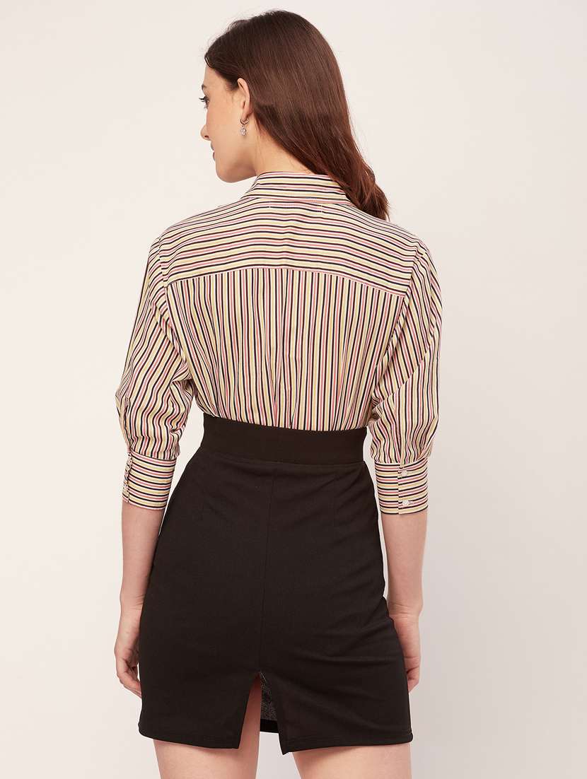 women multi coloured regular shirt - 20555399 -  Standard Image - 3