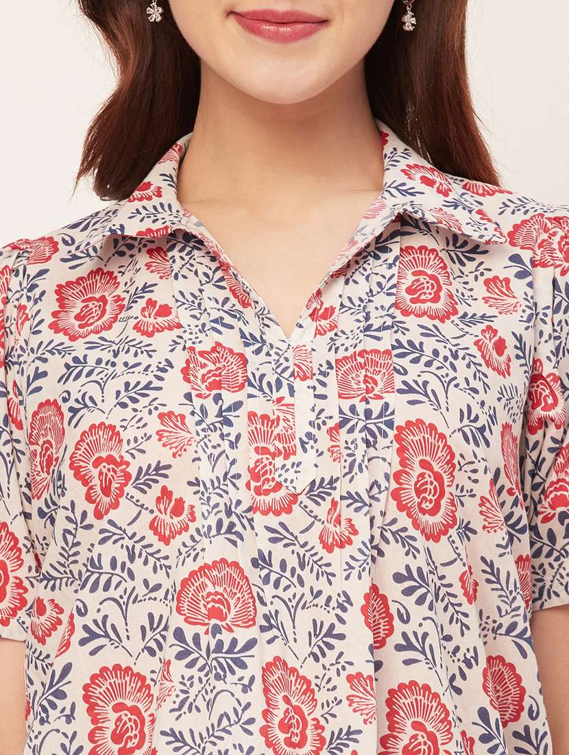 women ethnic motifs pintuck detailed top - 20555431 - Standard Image - 5