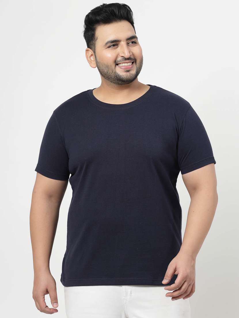 navy blue cotton tshirt