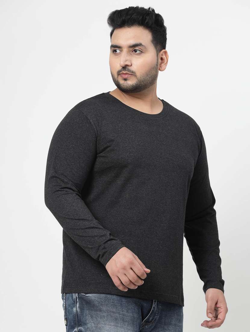 charcoal cotton tshirt - 20555524 -  Standard Image - 3