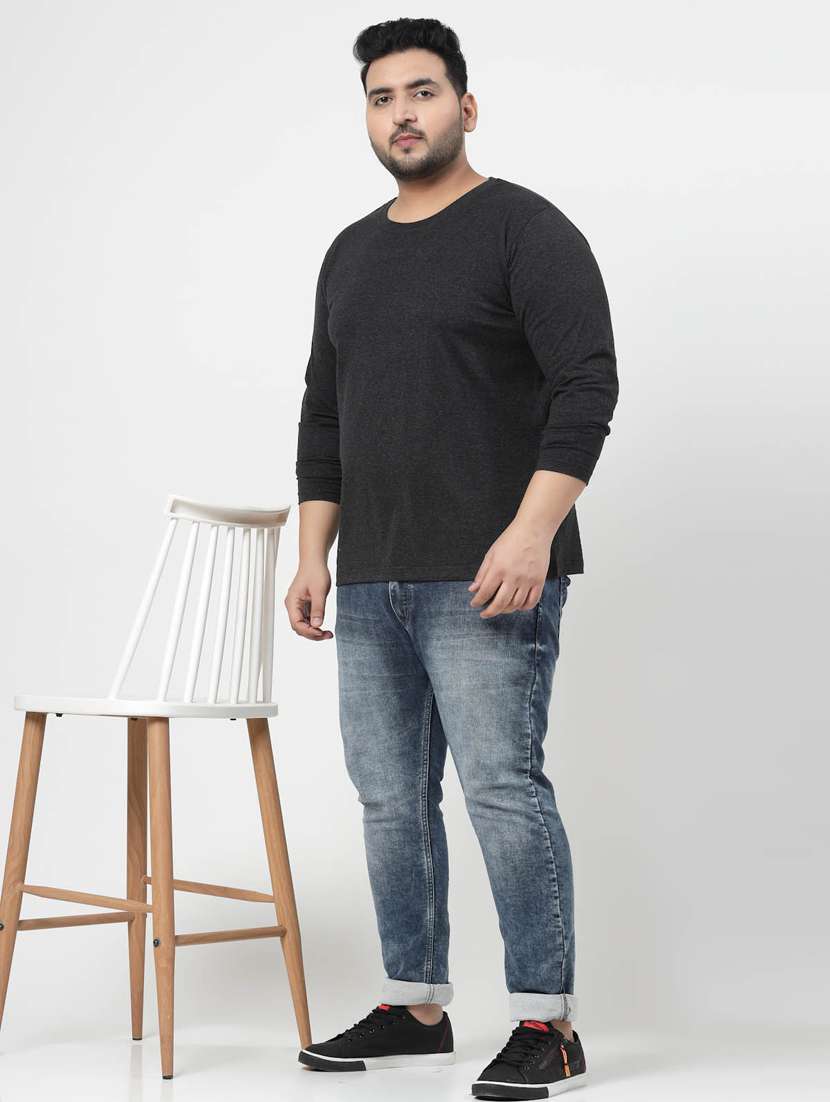 charcoal cotton tshirt - 20555524 -  Standard Image - 5