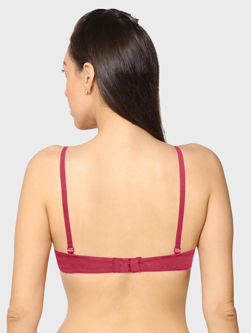 women pack of 2 solid t-shirt bra - 20560567 - Standard Image - 3