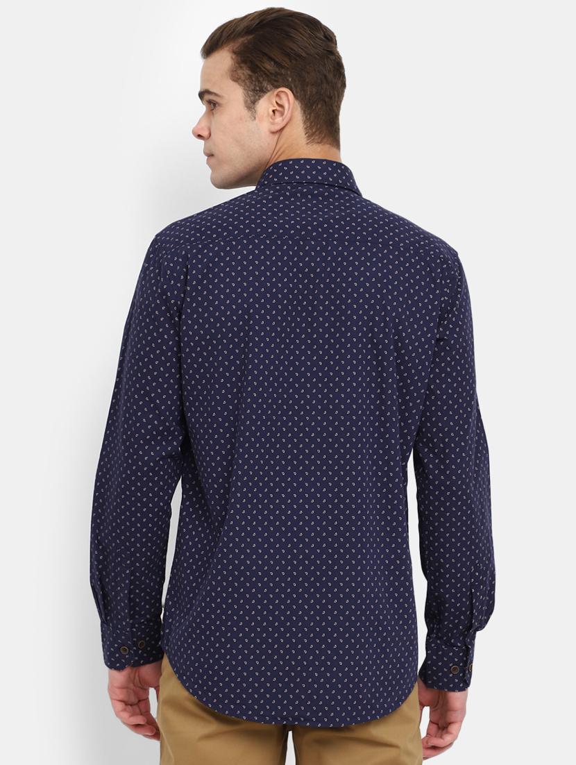 men collared printed casual shirt - 20562422 - Standard Image - 3