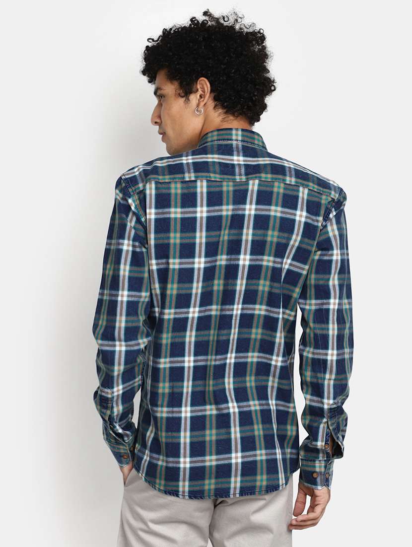 men regular fit check shirt - 20562435 -  Standard Image - 3