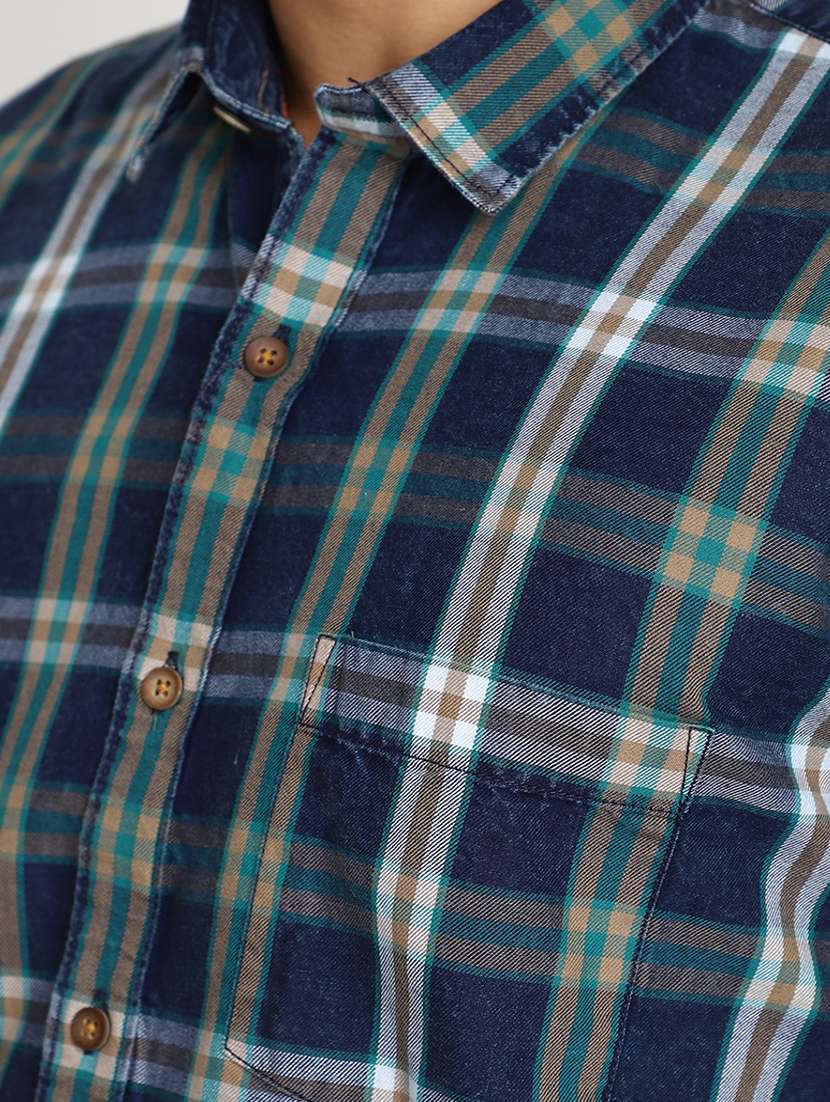 men regular fit check shirt - 20562435 -  Standard Image - 5