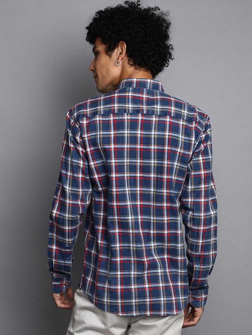 men regular fit check shirt - 20562437 - Standard Image - 3