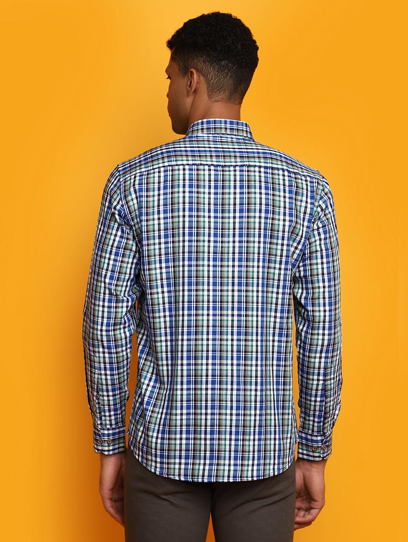 men regular fit check shirt - 20562439 - Standard Image - 3