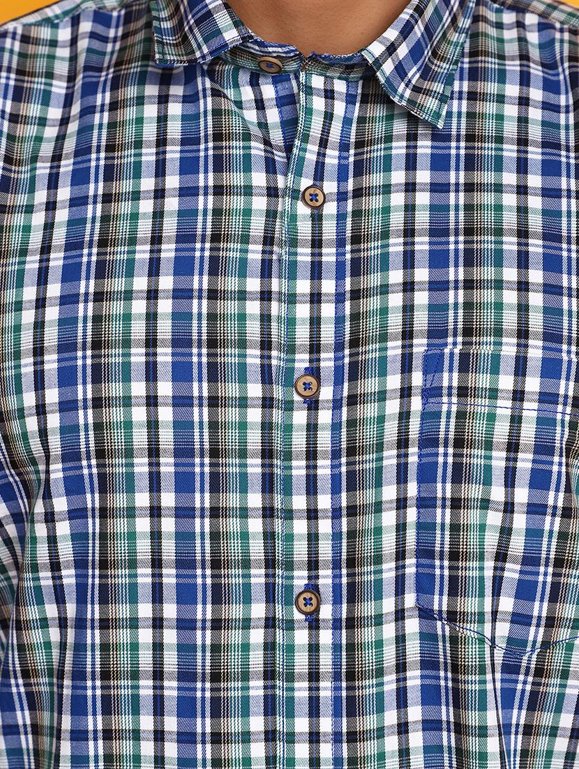men regular fit check shirt - 20562439 - Standard Image - 5