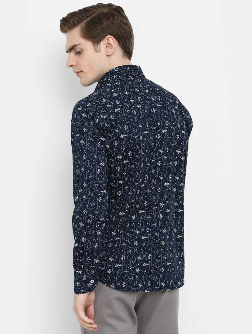 men collared printed casual shirt - 20562444 -  Standard Image - 3