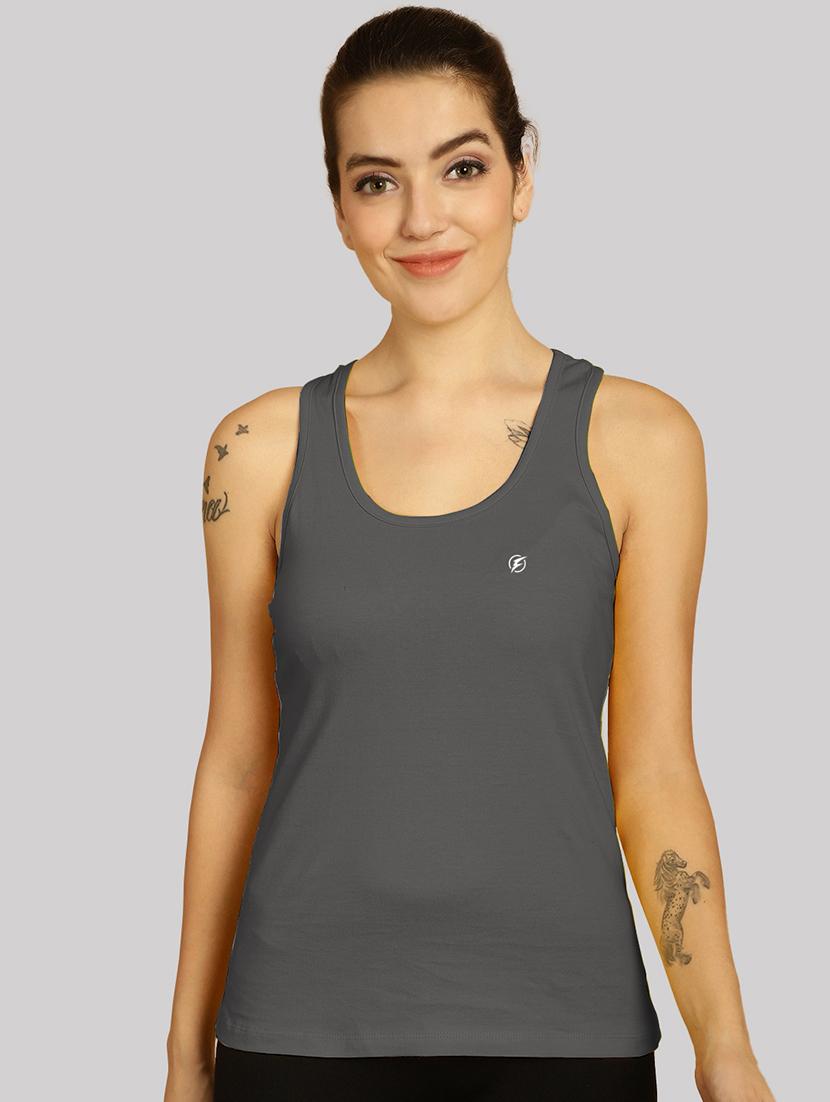 multi colored cotton tank top - 20562694 - Standard Image - 3