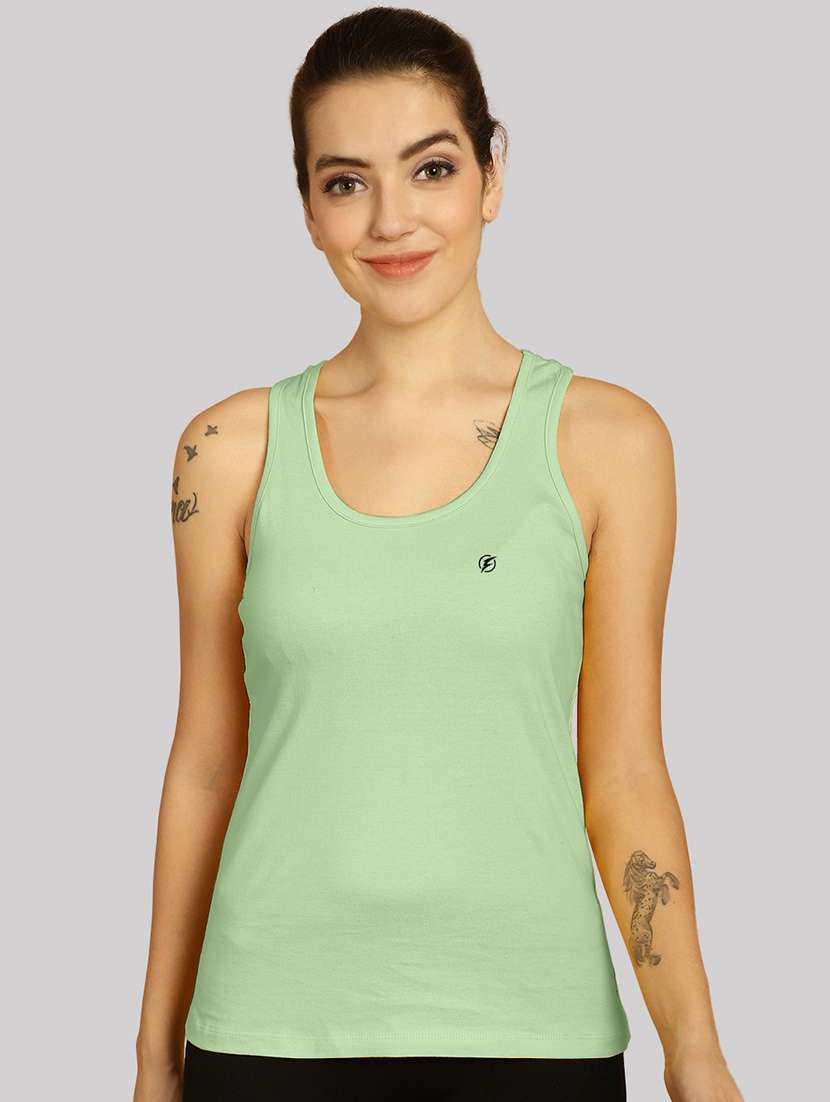 multi colored cotton tank top - 20562704 - Standard Image - 3