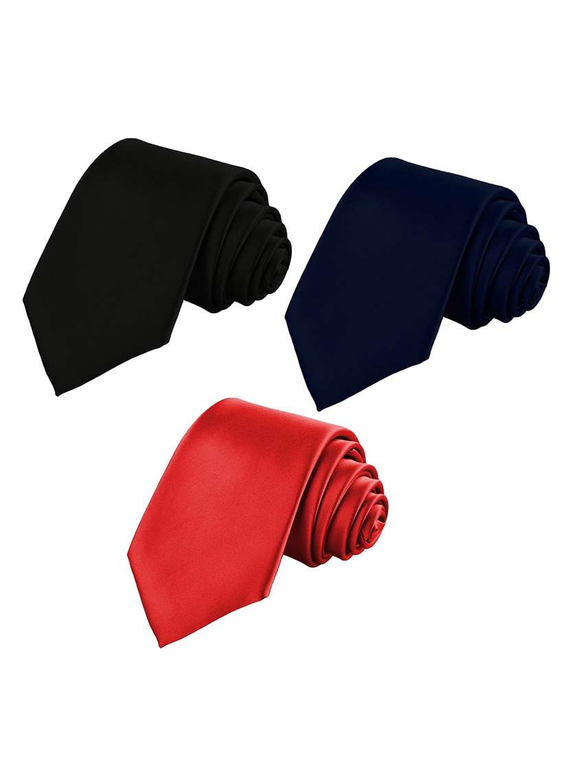 men pack of 3 crepe chiffon ties
