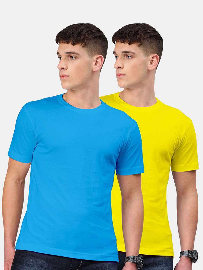 men pack of 2 solid t-shirts - 20563370 - Zoom Image - 0