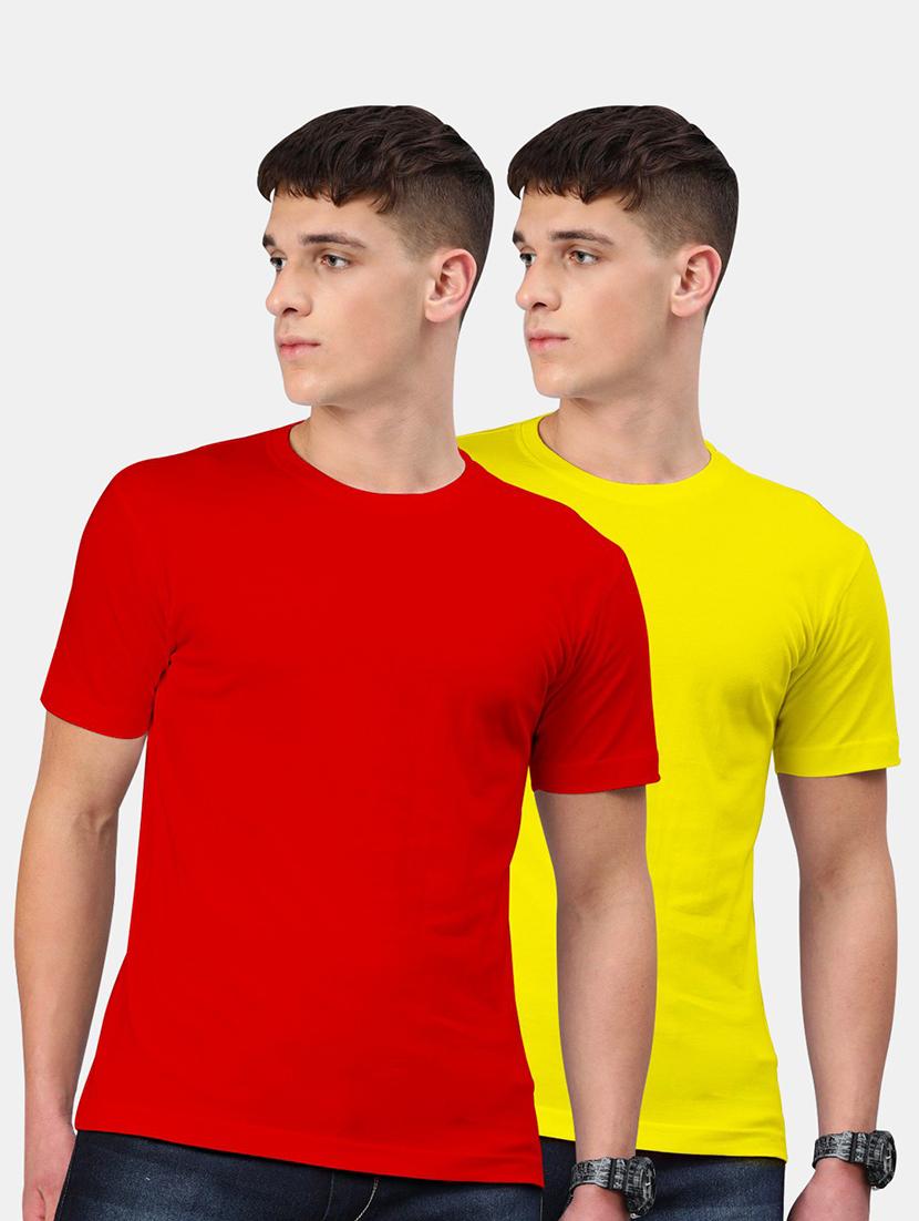 men pack of 2 solid t-shirts - 20563383 - Zoom Image - 0