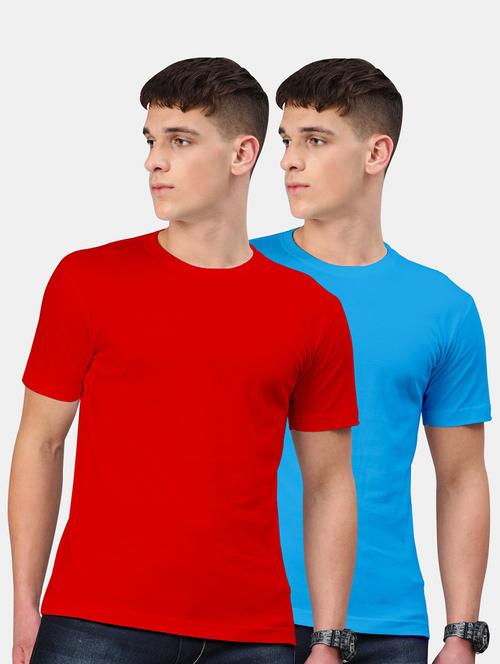 men pack of 2 solid t-shirts - 20563391 - Standard Image - 0