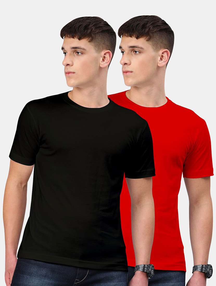 men pack of 2 solid t-shirts - 20563499 -  Zoom Image - 0