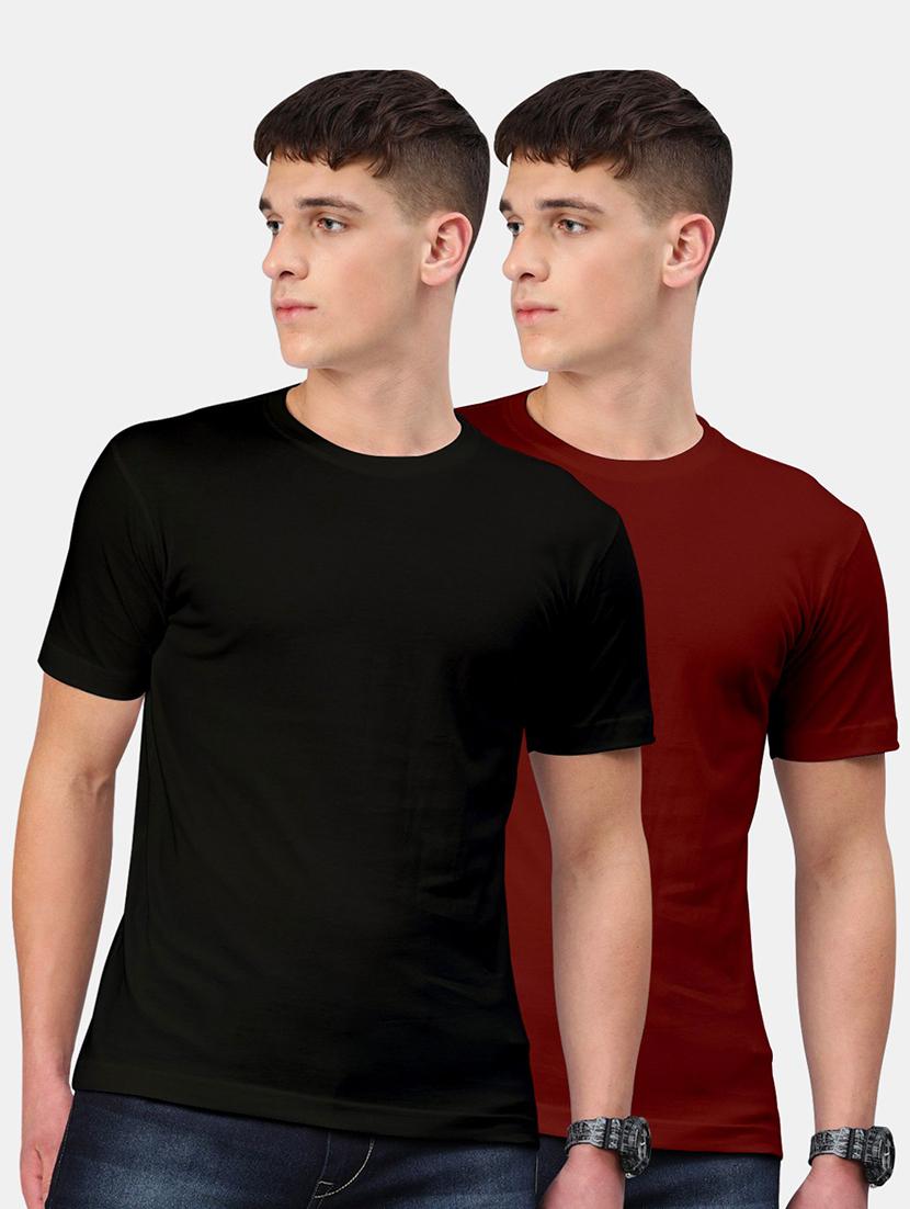 men pack of 2 solid t-shirts - 20563505 -  Zoom Image - 0