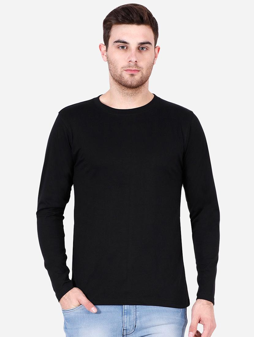 men round neck solid plain t-shirt - 20563549 - Zoom Image - 0