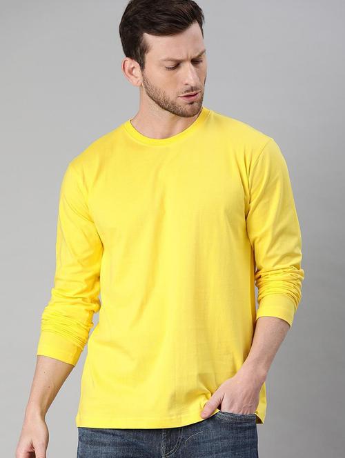 men round neck solid plain t-shirt - 20563567 -  Standard Image - 0