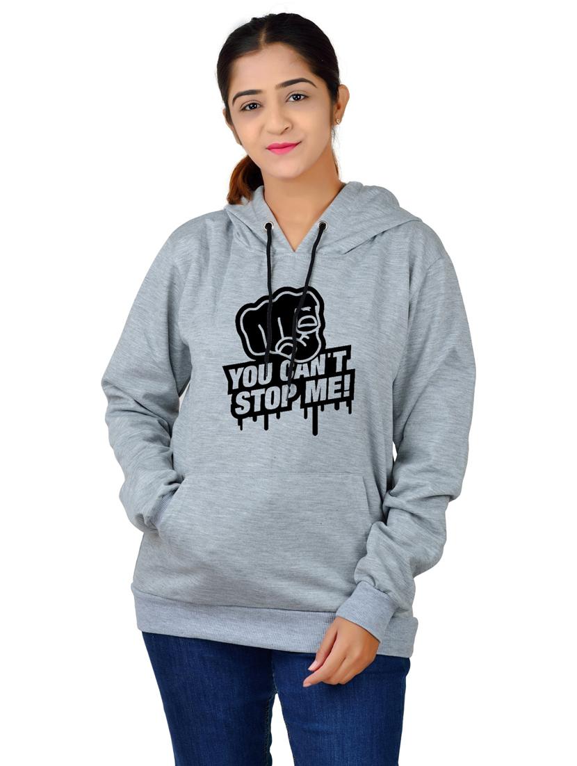 women front print hooded sweatshirt - 20564392 - Zoom Image - 0