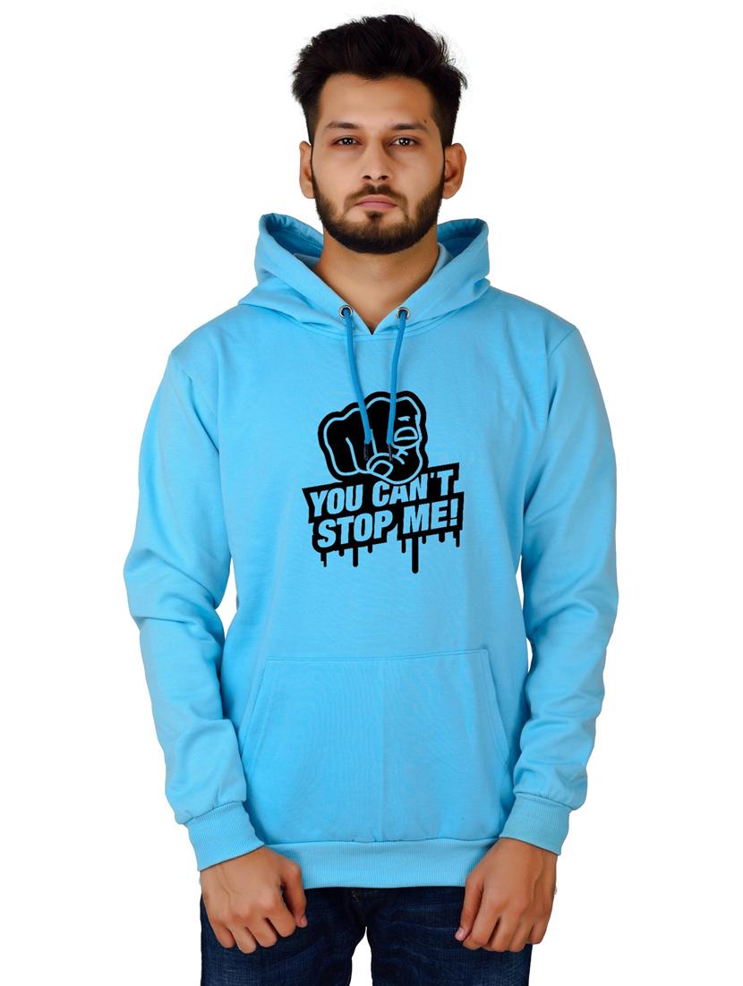 men front print hooded sweatshirt - 20564407 -  Zoom Image - 0