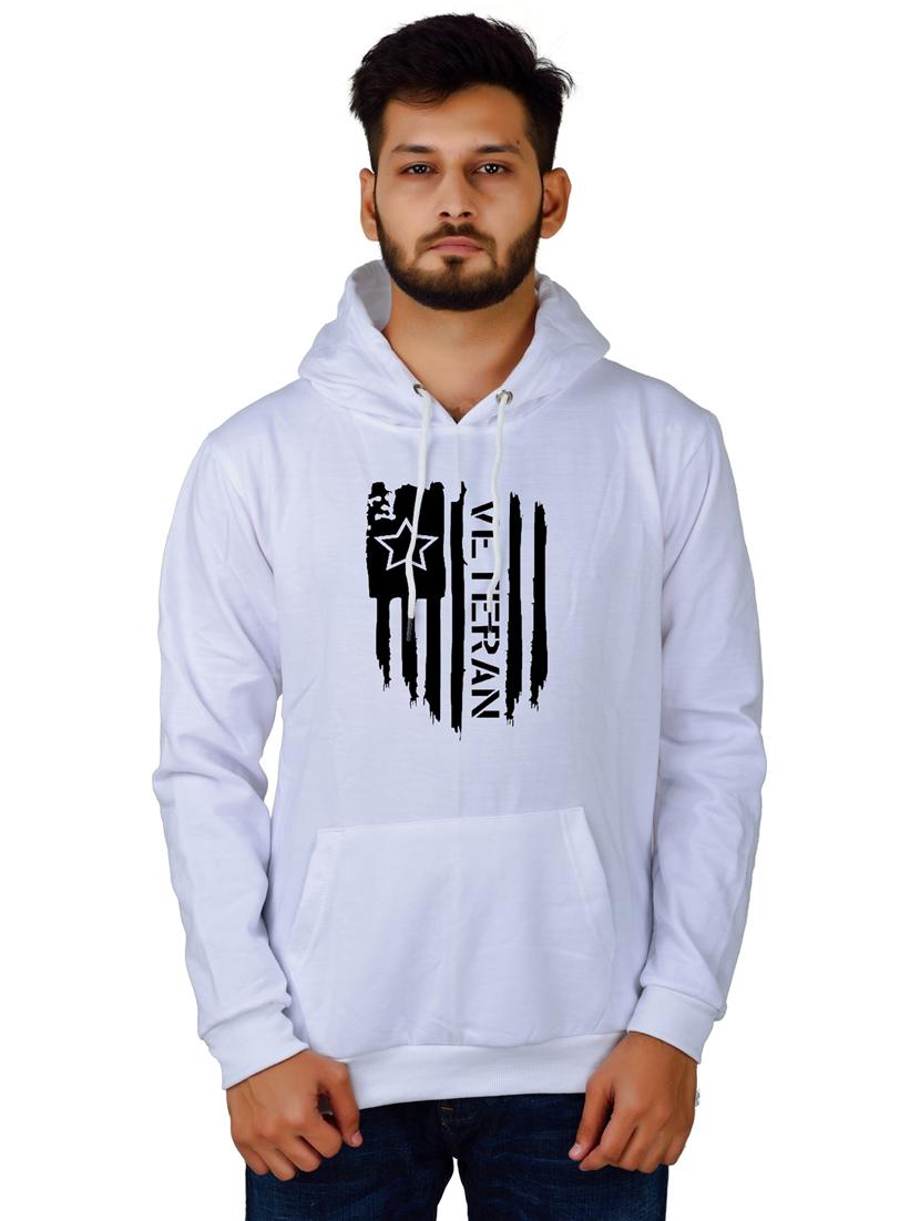 men front print hooded sweatshirt - 20564417 - Zoom Image - 0