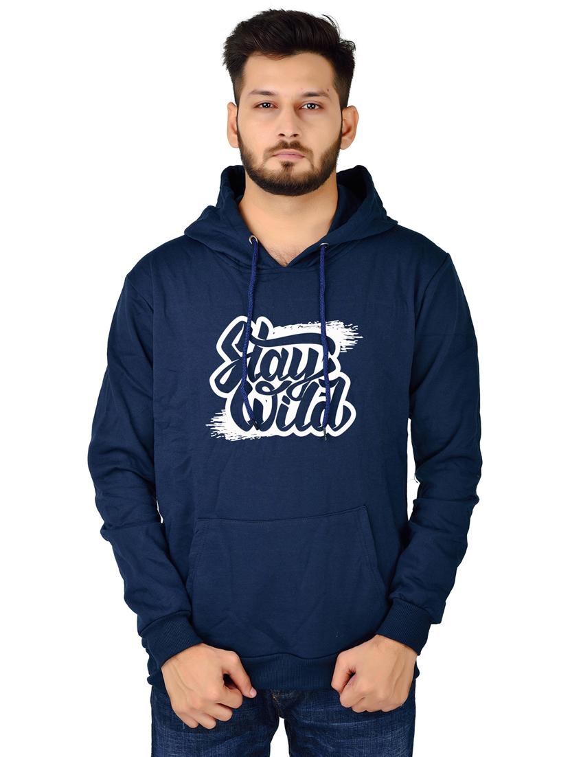 men front print hooded sweatshirt - 20564428 - Zoom Image - 0