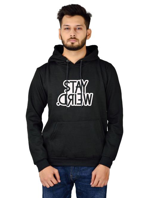 men front print hooded sweatshirt - 20564440 - Standard Image - 0