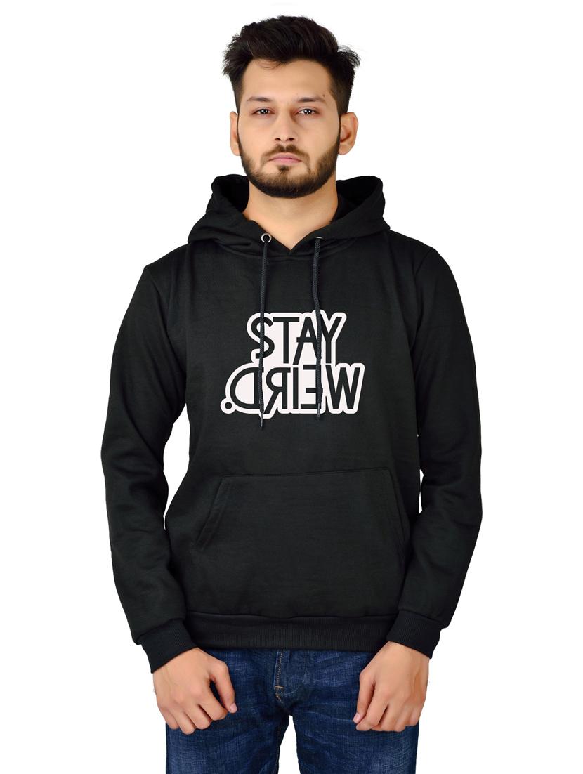 men front print hooded sweatshirt - 20564440 - Zoom Image - 0