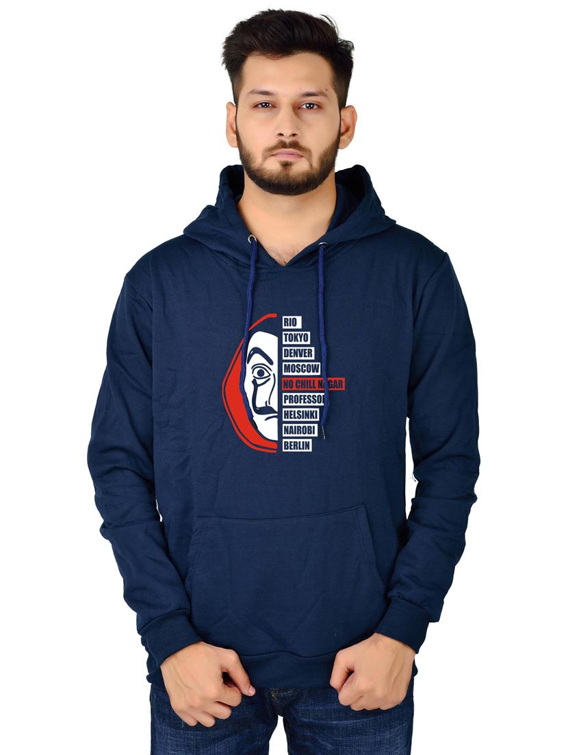 men front print hooded sweatshirt - 20564468 - Zoom Image - 0